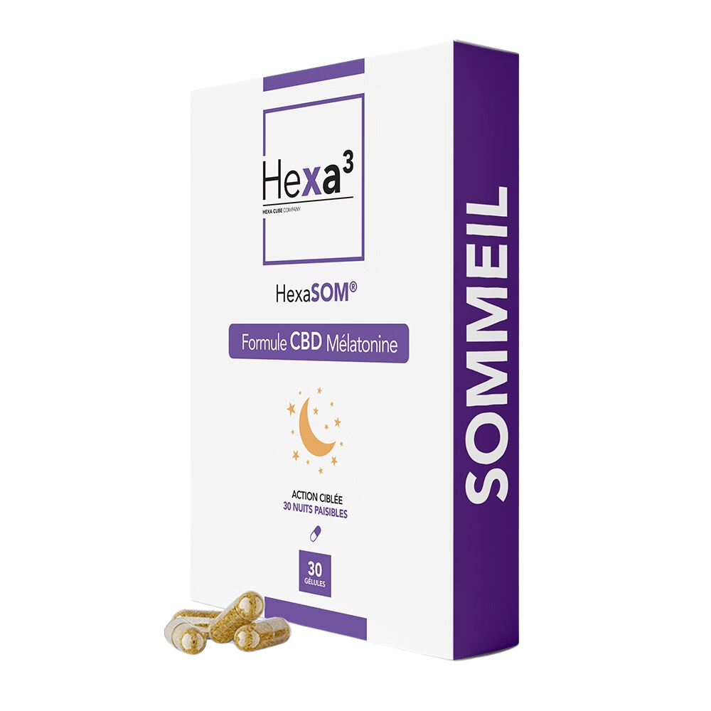 Gélules CBD sommeil HexaSOM