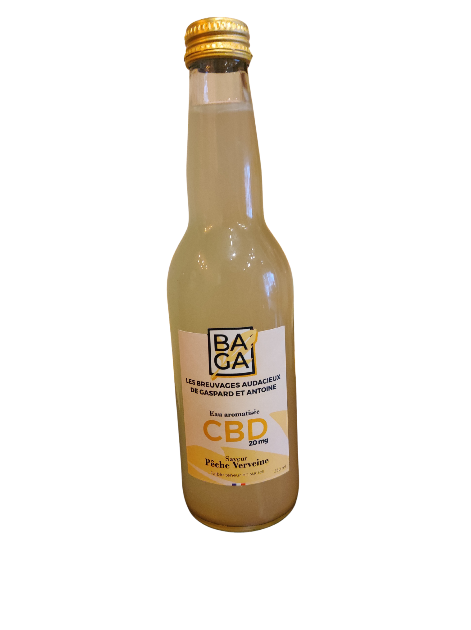 Boisson au CBD Baga pêche verveine