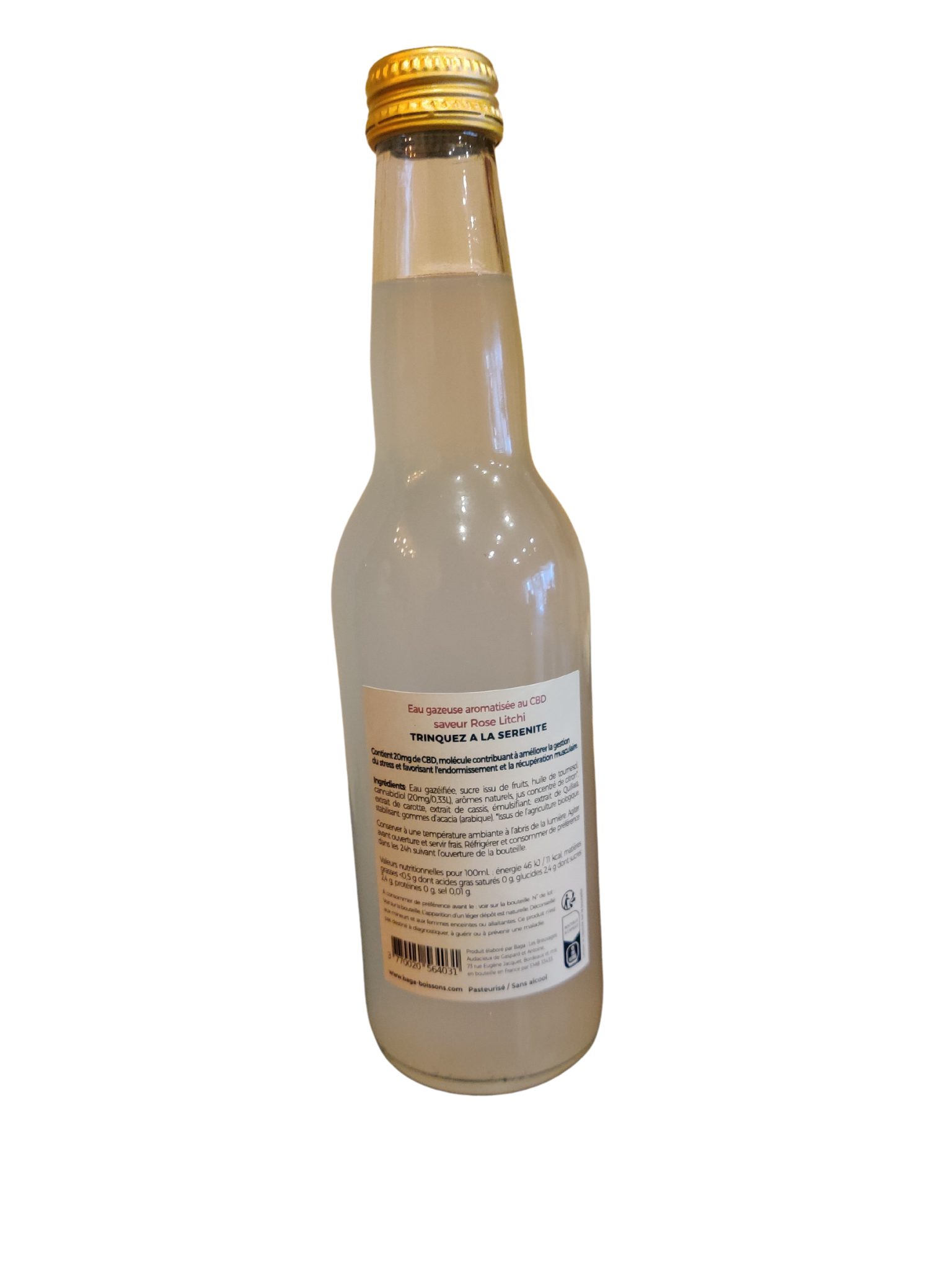 Boisson au CBD Baga Rose Litchi