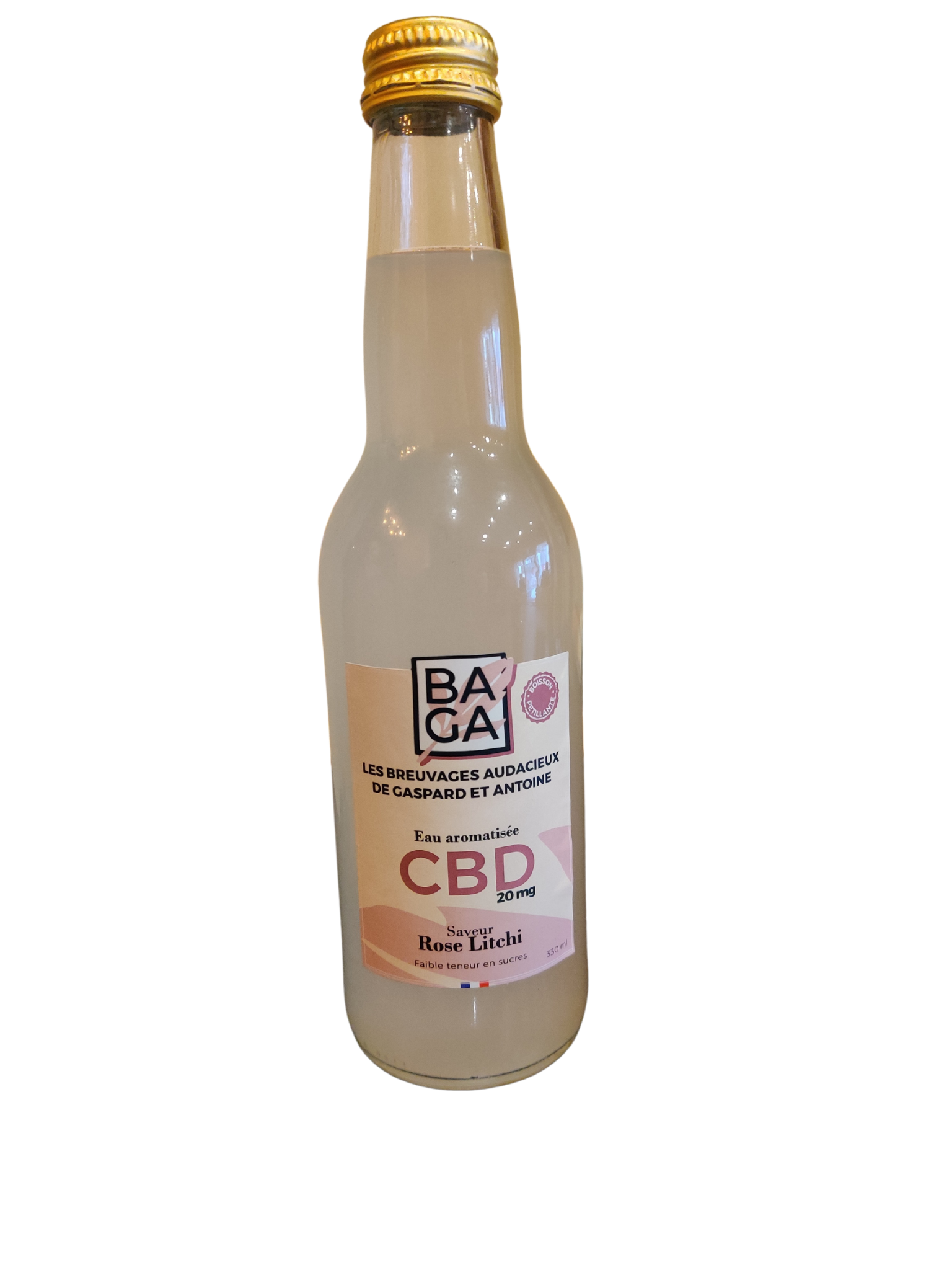 Boisson au CBD Baga Rose Litchi