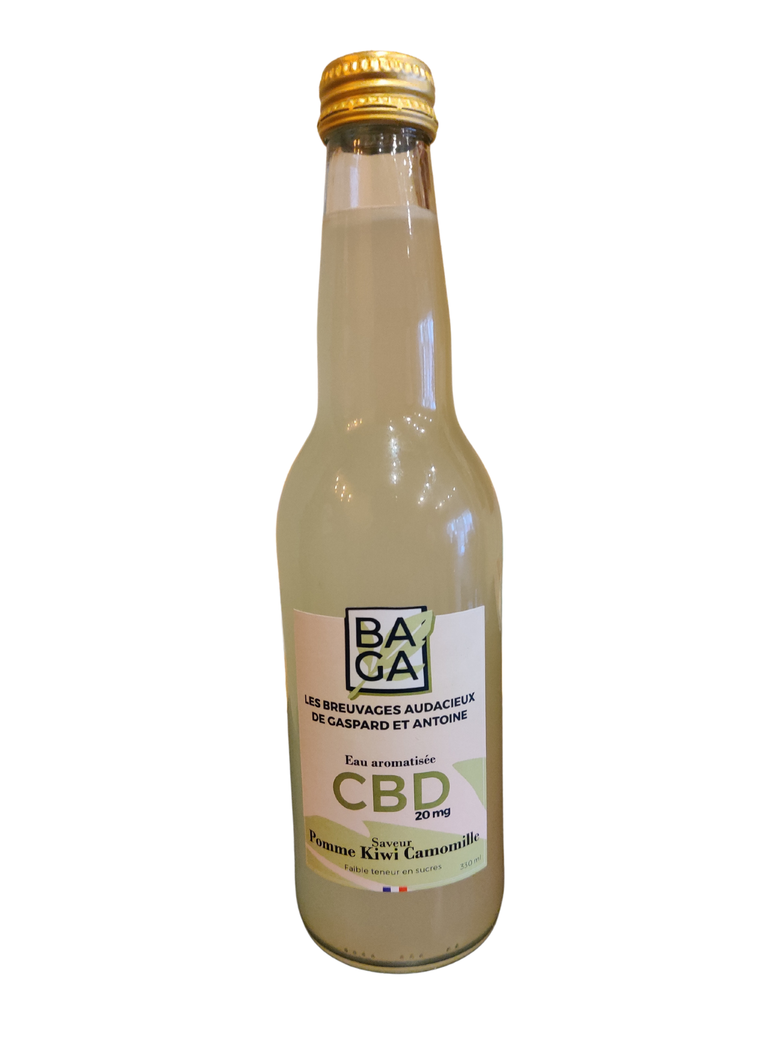 Boisson au CBD Baga pomme kiwi camomille