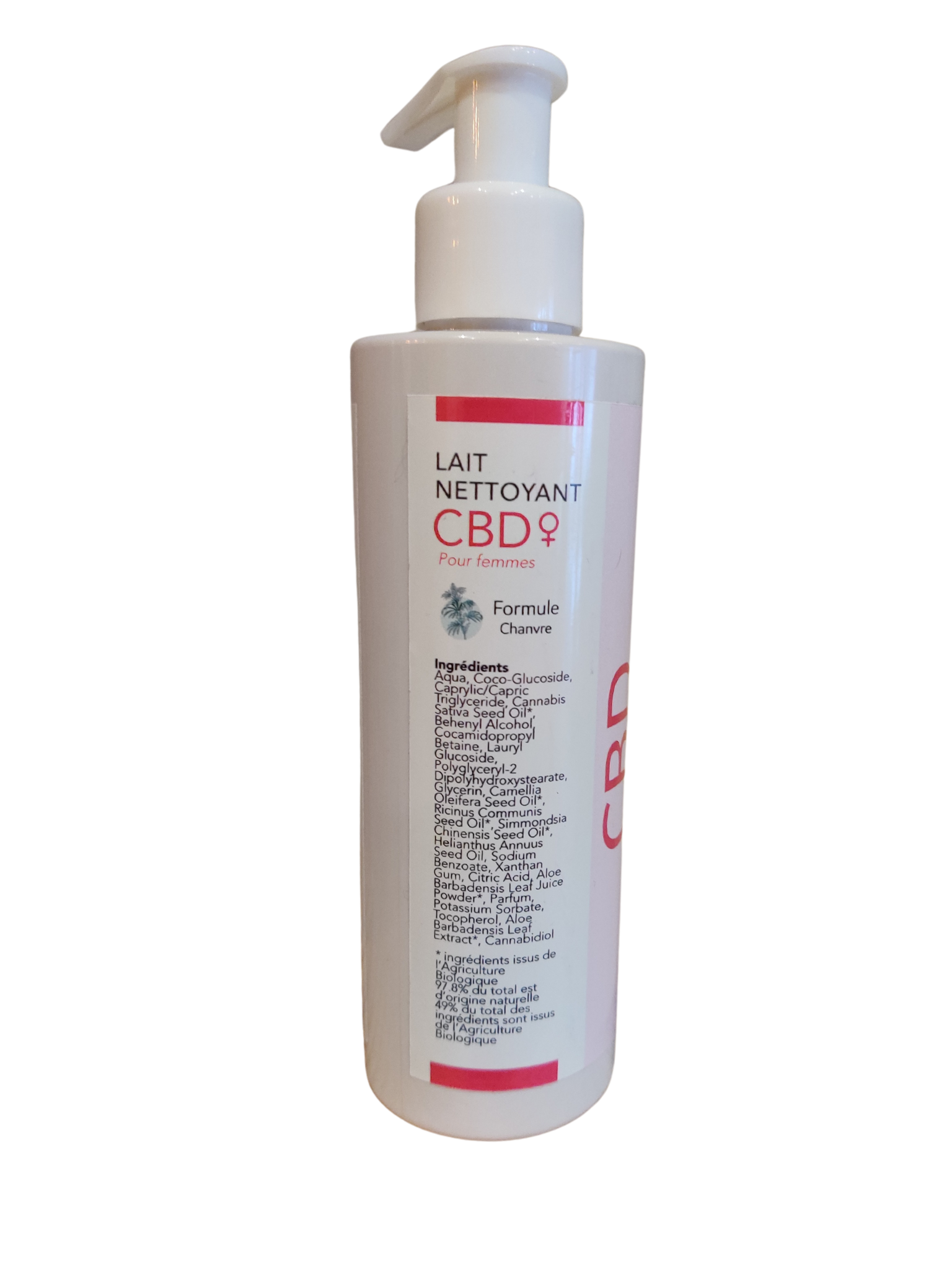 Lait nettoyant visage au CBD