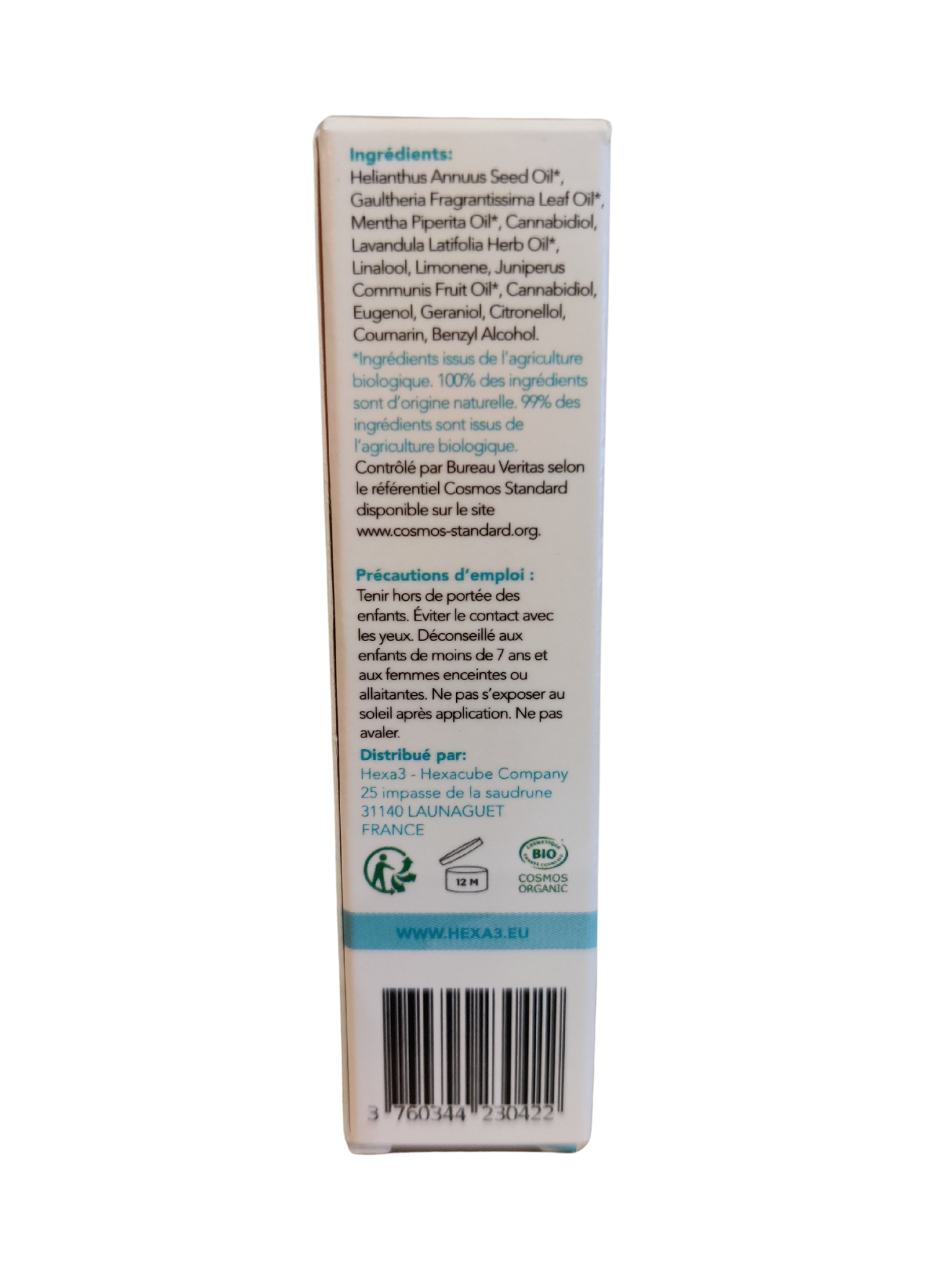 Roll on CBD bio mobilité