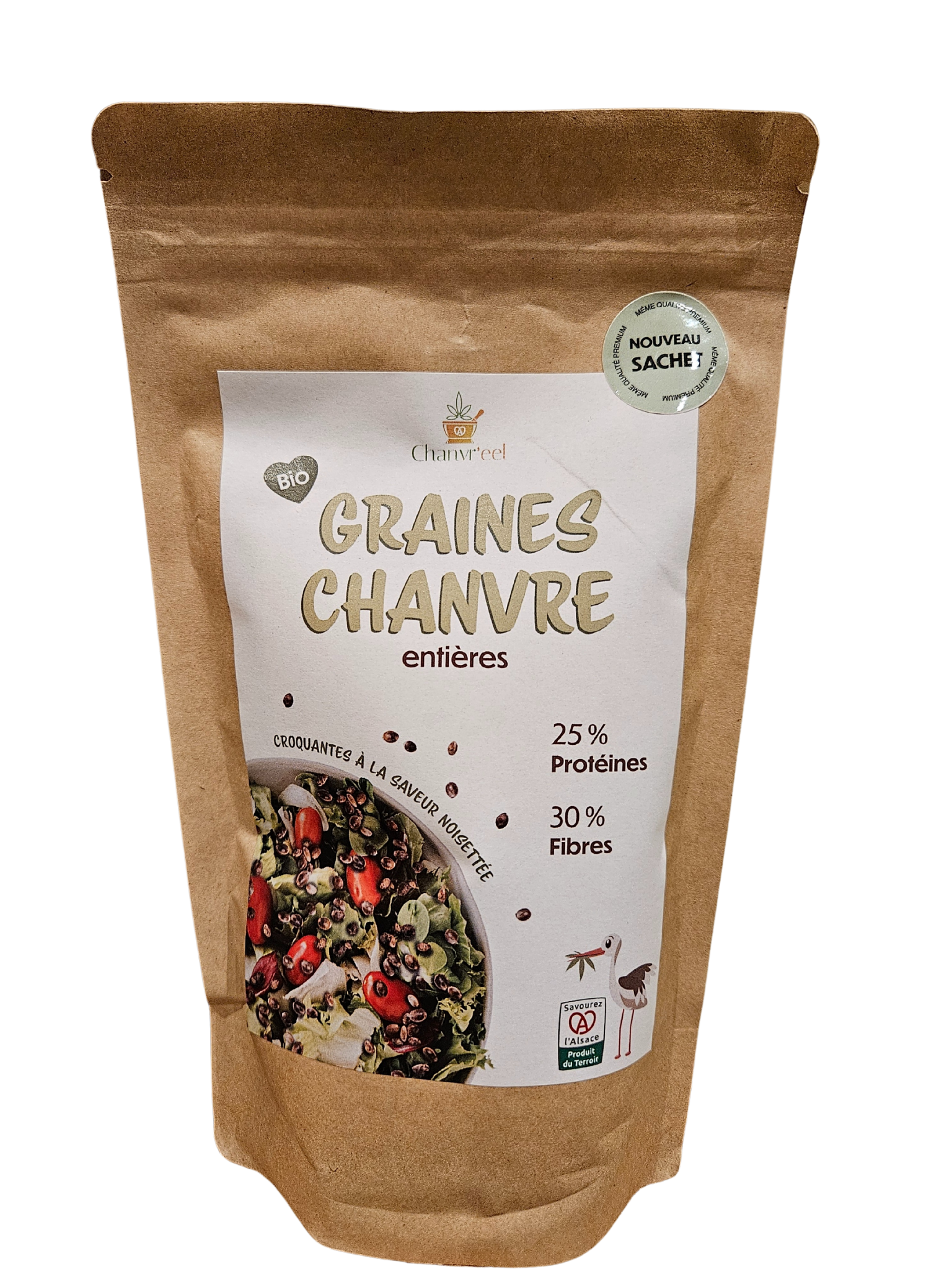 Graines de chanvre entières Chanvr&