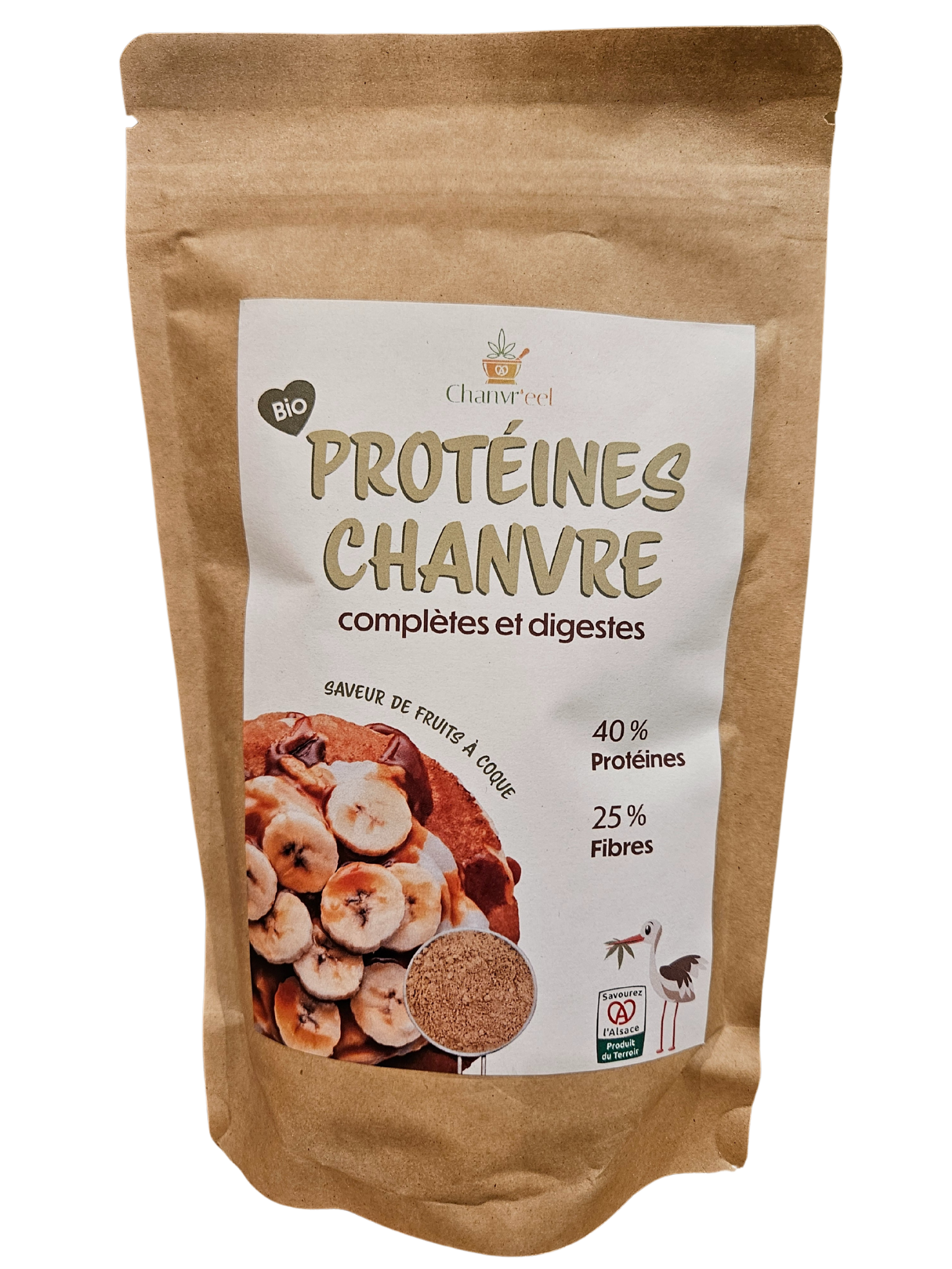 Protéines complète de graines de chanvre bio