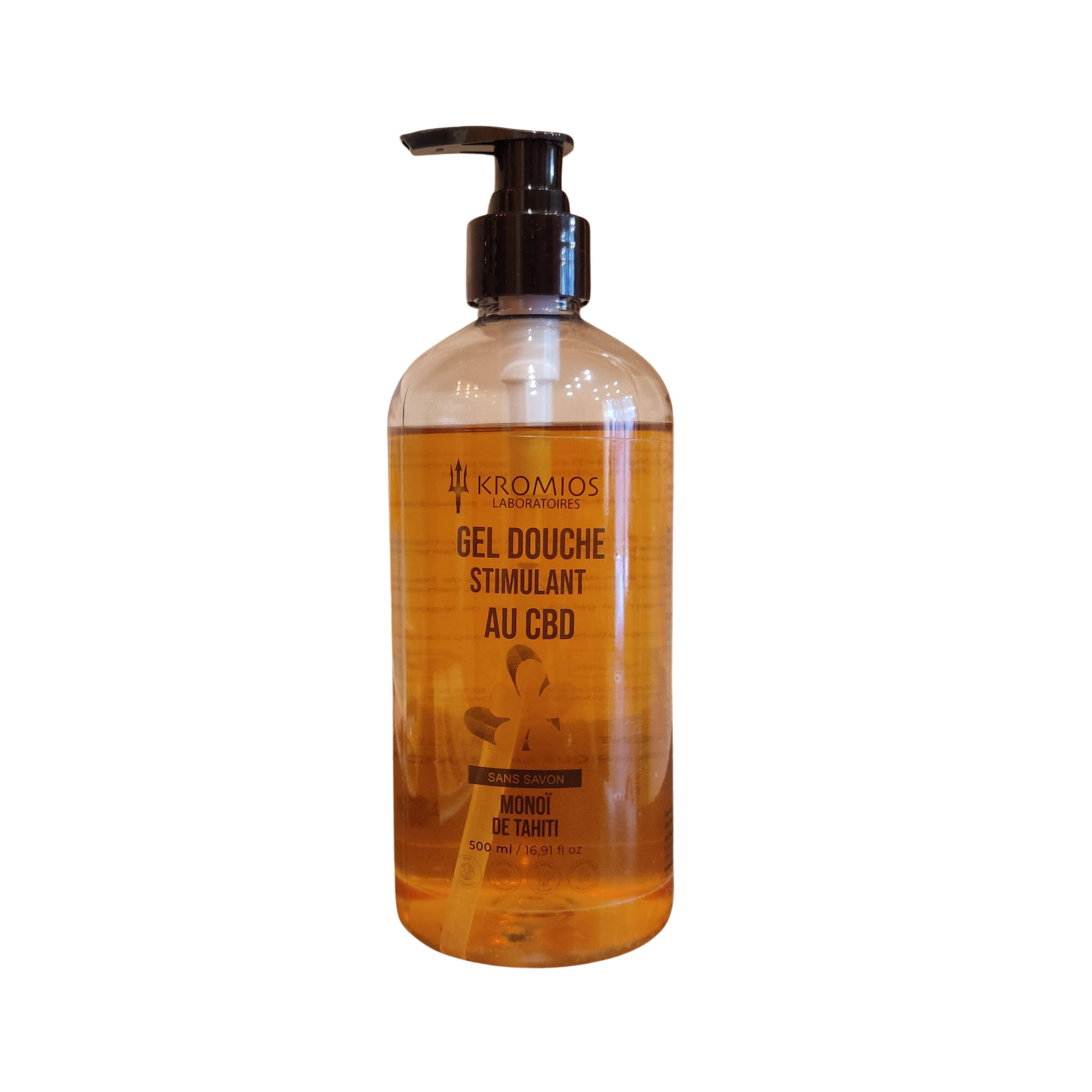 Gel douche stimulant CBD monoï
