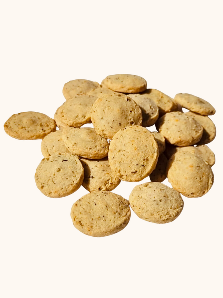 Sablés parmesan, herbes de Provence et chanvre CBD