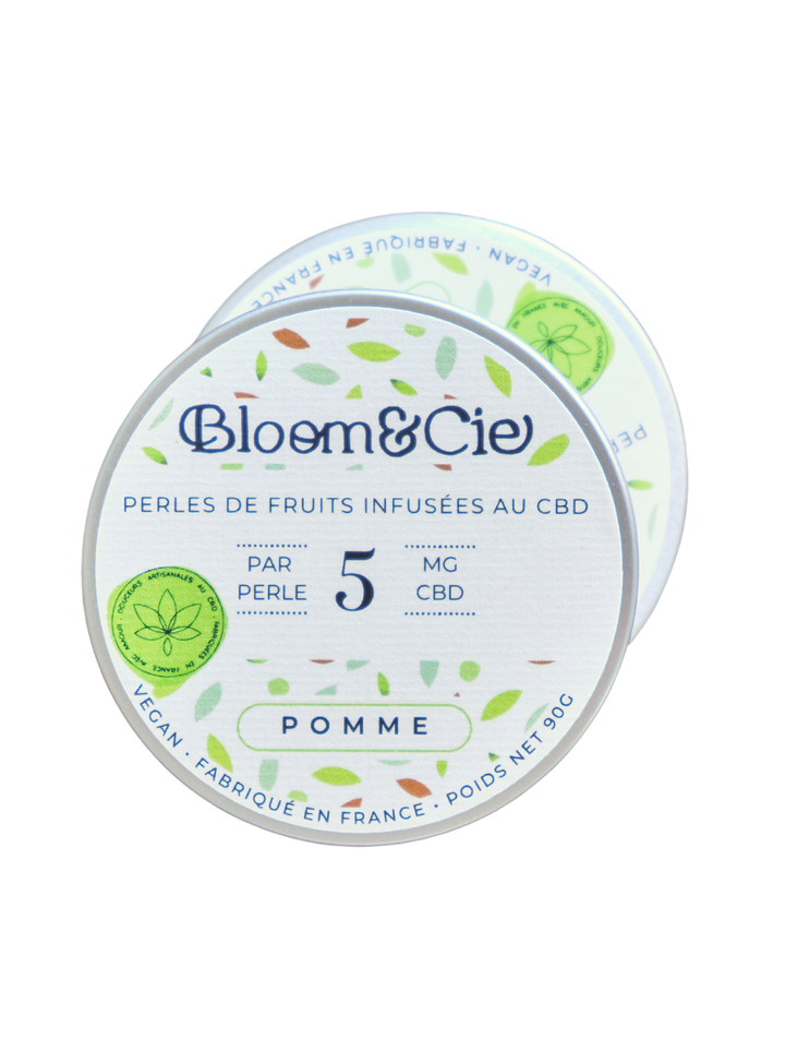 Bonbons perles CBD pommes