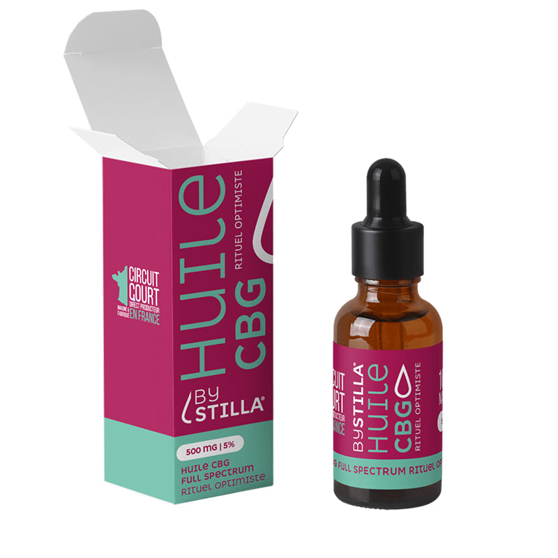 Huile CBG full spectrum fraise des bois