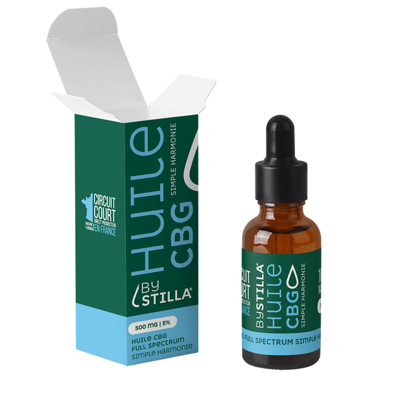 Huile CBG full spectrum crème-vanille