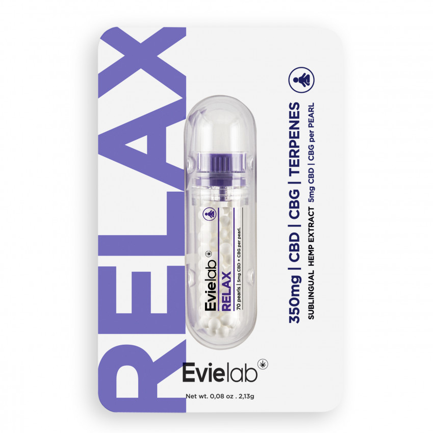 Perles CBD + CBG Evielab Relax