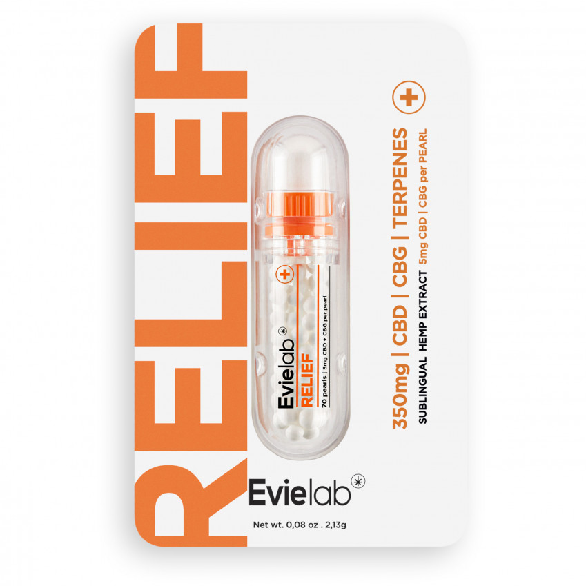 Perles CBD + CBG Evielab Relief