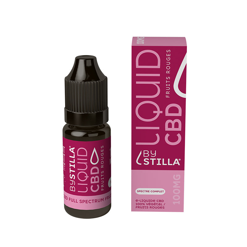 E-liquide CBD full spectrum fruit rouge