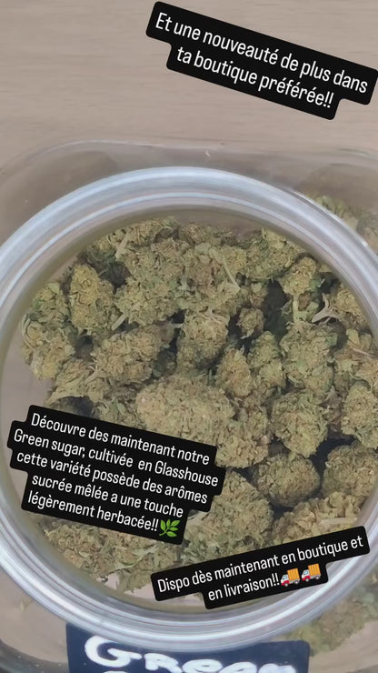 Fleur CBD Green Sugar Glasshouse