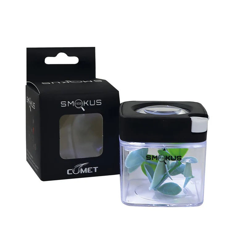 🚀 Comet Smokus Focus – Pot Hermétique avec Loupe &amp; LED
